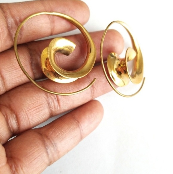 Free People Blossoming Spiral Earrings - Picture 2 of 4